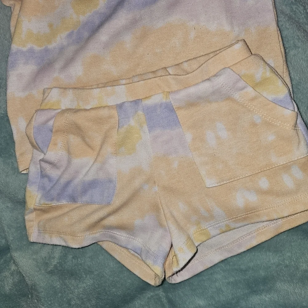 Jessica Simpson Peach and Lavender Top